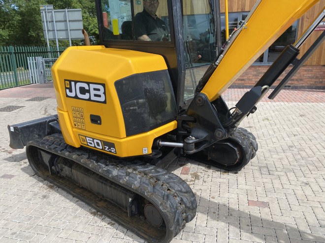 JCB 50 Z- 2 C/W Quick Hitch and 1 x 3' Bucket