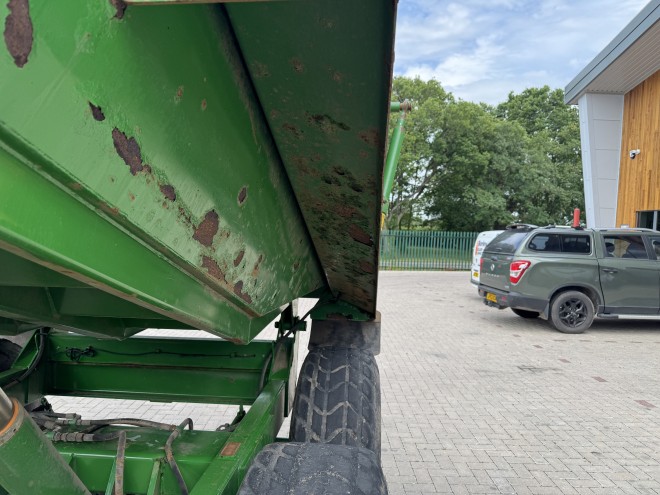 Herbst 14 Ton Dump Trailer C/W Hydraulic Door Green