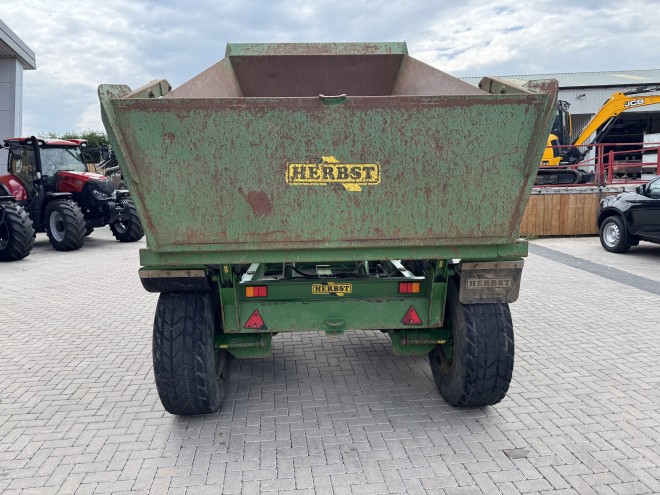 Herbst 14 Ton Dump Trailer C/W Hydraulic Door Green