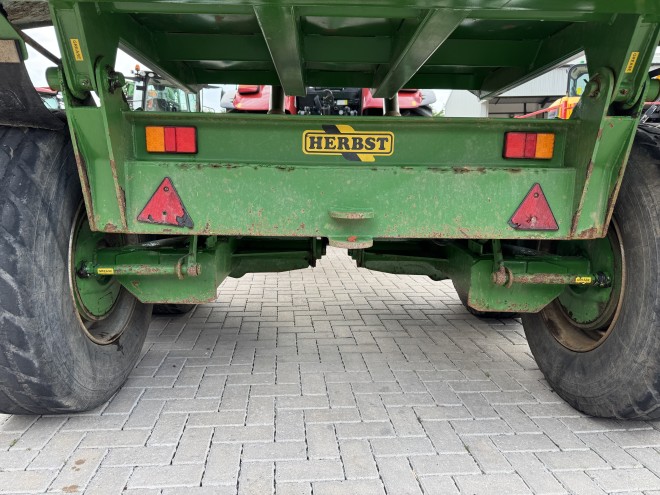 Herbst 14 Ton Dump Trailer C/W Hydraulic Door Green