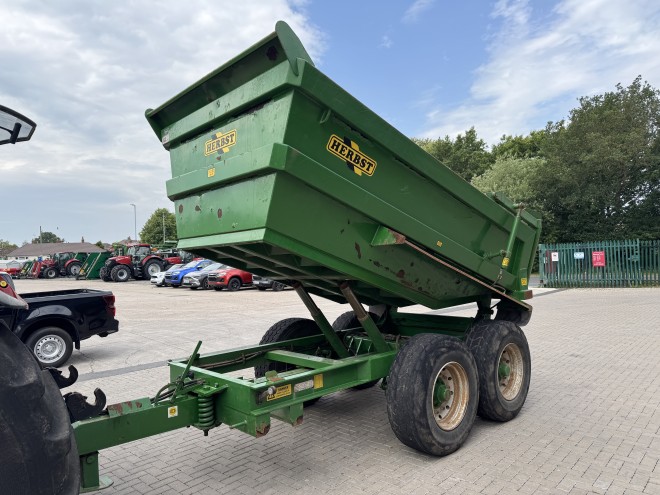Herbst 14 Ton Dump Trailer C/W Hydraulic Door Green