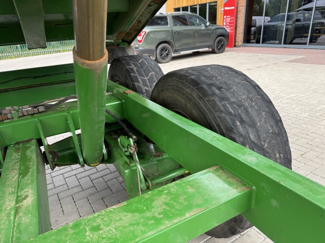 Herbst 14 Ton Dump Trailer C/W Hydraulic Door Green