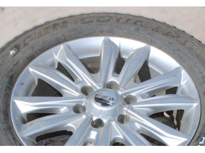 Single Open Country TOYO A33 Alloy Wheel & Tyre, Used, Isuzu Dealer, Isuzu spare wheel & Tyre, D-Max spare accessories, 18" wheel,  Alloy, Isuzu alloy, Startin Tractors