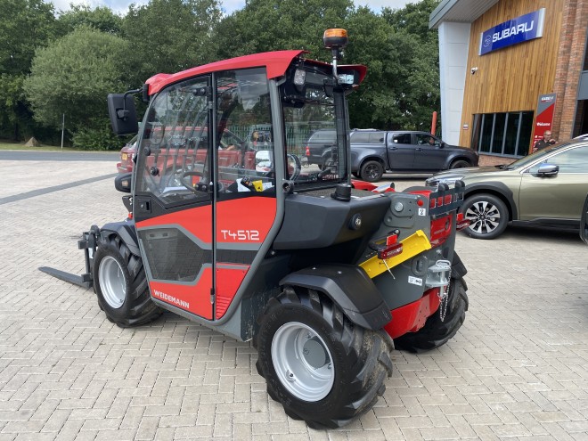 Weidemann 4512 T Premium with Euro headstock pallet tines Ex demo