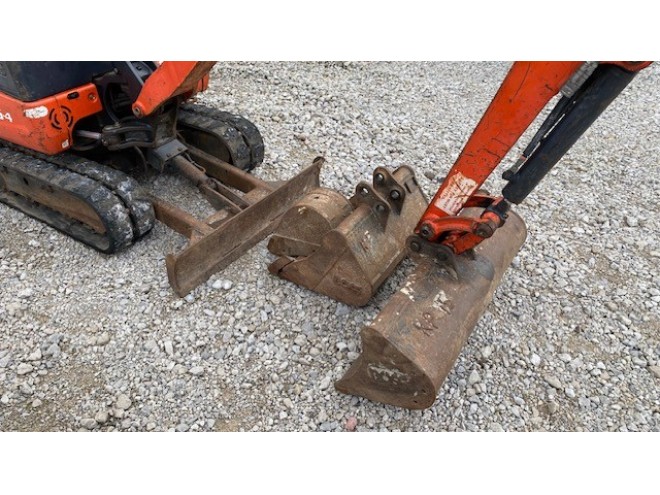 Kubota KX015.4 C/W 3 Buckets Back fill blade Piped and Cabin