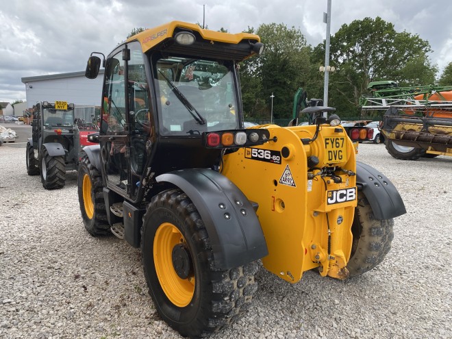 JCB 536-60 Agri Super C/W Q Fit headstock with Pallet tines