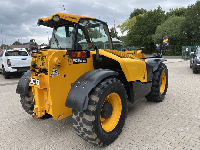 JCB 536-60 Agri Super C/W Q Fit headstock with Pallet tines