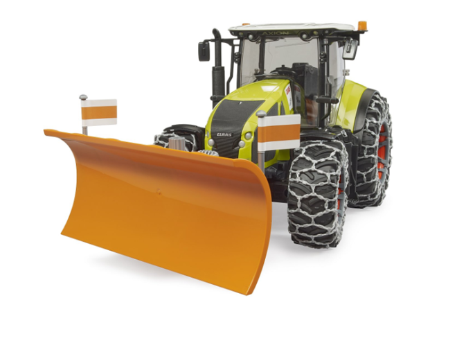 Bruder Claas Axion 950 with Snow Chains & Plough Blade OEM Part 030186, Bruder Dealer, Bruder Toys, Claas Axion, Claas Toy, Online Toys, Farming Toys, click & collect, UK Delivery, Case IH, click & collect, christmas toy, Startin Tractors
