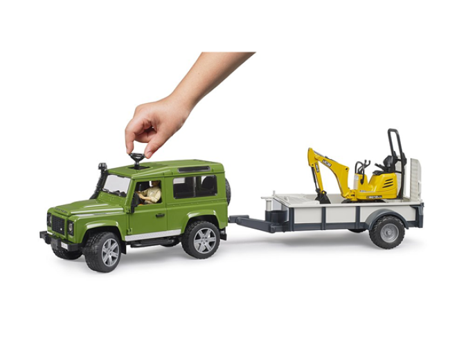 Bruder toy, Bruder Land Rover Defender. 1:16 scale, Bruder model, Bruder toys, click & collect, online toys, next day delivery, Land Rover Toys, Startin Tractors