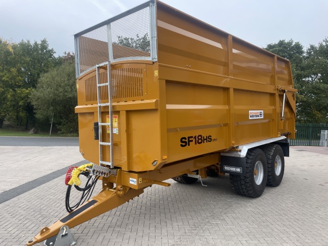 Richard Western SF18 HS Plus Silage Trailer with Air and Hydraulic brakes