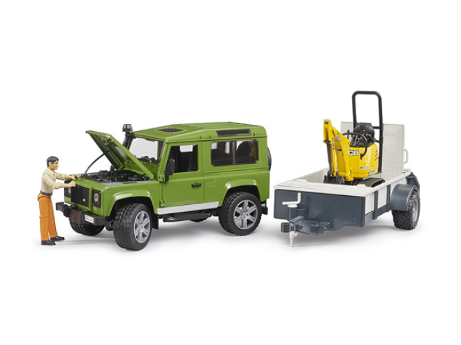 Bruder toy, Bruder Land Rover Defender. 1:16 scale, Bruder model, Bruder toys, click & collect, online toys, next day delivery, Land Rover Toys, Startin Tractors