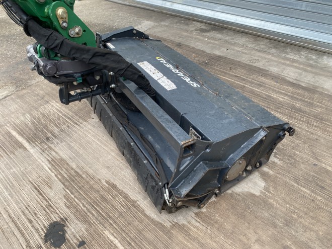 Spearhead Twiga Flex 80T Propilot ,Oil cooler head and arm float C/W 1.6M Flail head with hydraulic roller and hood