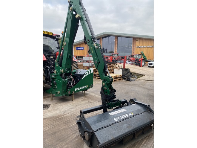 Spearhead Twiga Flex 80T Propilot ,Oil cooler head and arm float C/W 1.6M Flail head with hydraulic roller and hood