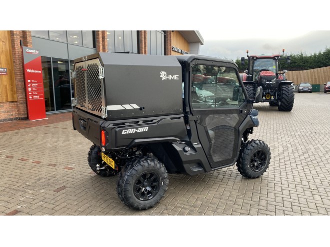 Can-Am SSV Traxter XU HD9 BE ABS DEMO Dusty Navy Satin with cab and HME canopy