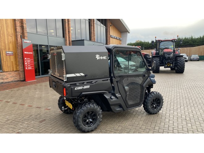 Can-Am SSV Traxter XU HD9 BE ABS DEMO Dusty Navy Satin with cab and HME canopy