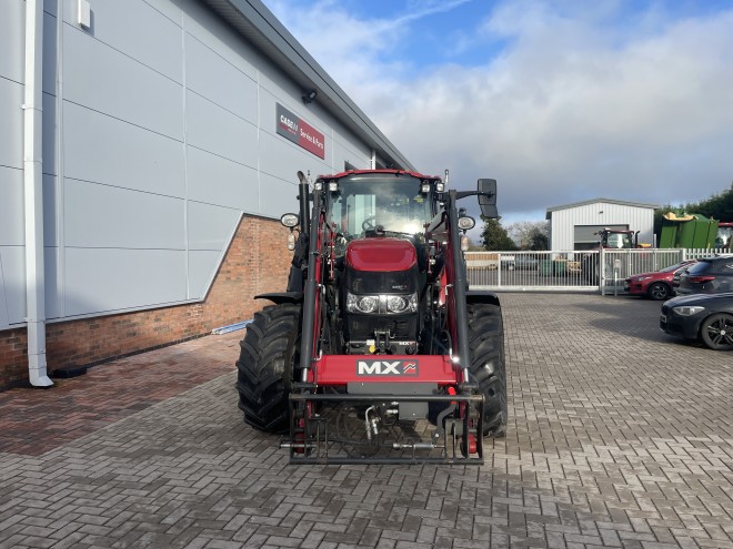 Case IH Farmall 100C with front linkage and front MX Loader