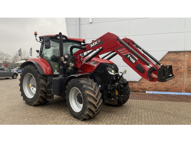 Case IH Puma 240 CVX C/W MX T418 Loader, Front linkage and front PTO Full Accuguide