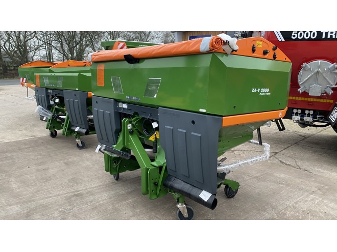 Amazone ZAV 2600 Profis Tronic V2 Disc Isobus with weigher Hopper cover and Parking wheels PTO Drive (OUT OF SEASON)