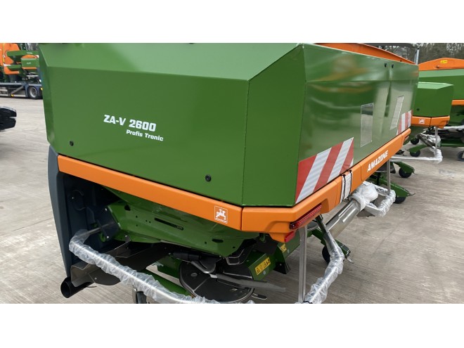 Amazone ZAV 2600 Profis Tronic V2 Disc Isobus with weigher Hopper cover and Parking wheels PTO Drive (OUT OF SEASON)
