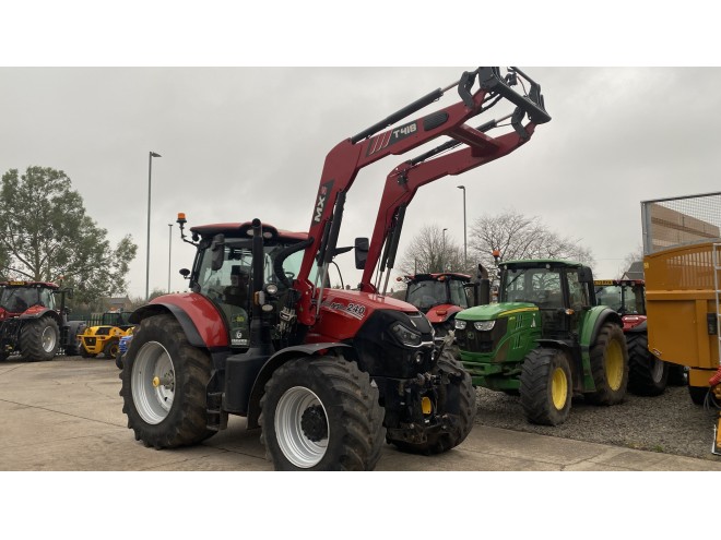 Case IH Puma 240 CVX C/W MX T418 Loader, Front linkage and front PTO Full Accuguide