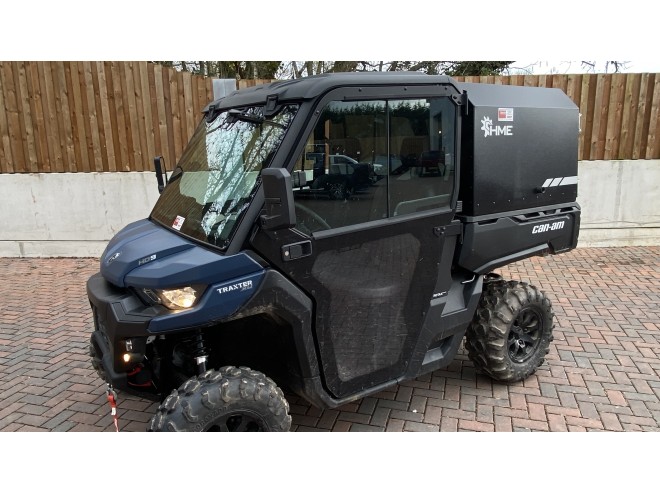Can-Am SSV Traxter XU 64 HD9 BE ABS Dusty Navy Satin C/W HME Canopy