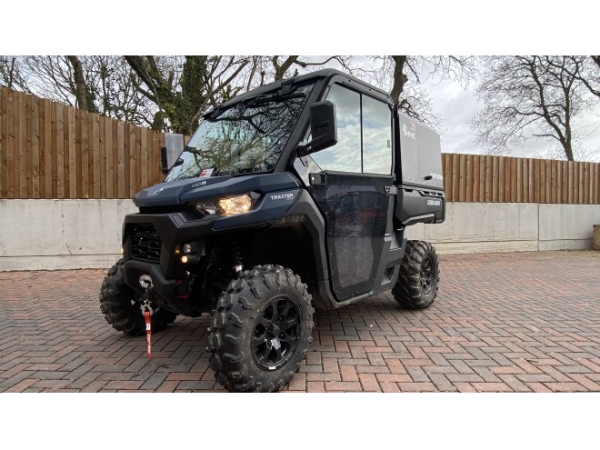 Can-Am SSV Traxter XU 64 HD9 BE ABS Dusty Navy Satin C/W HME Canopy