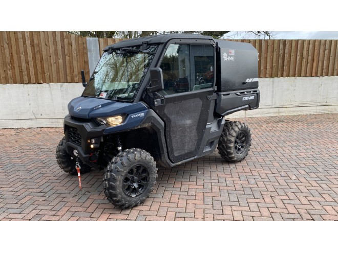 Can-Am SSV Traxter XU 64 HD9 BE ABS Dusty Navy Satin C/W HME Canopy