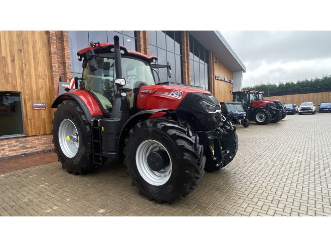 Case IH AFS Connect Demo Puma 240CVX Front Linkage Front PTO Accuguide Level 3 Complete BDA Ref