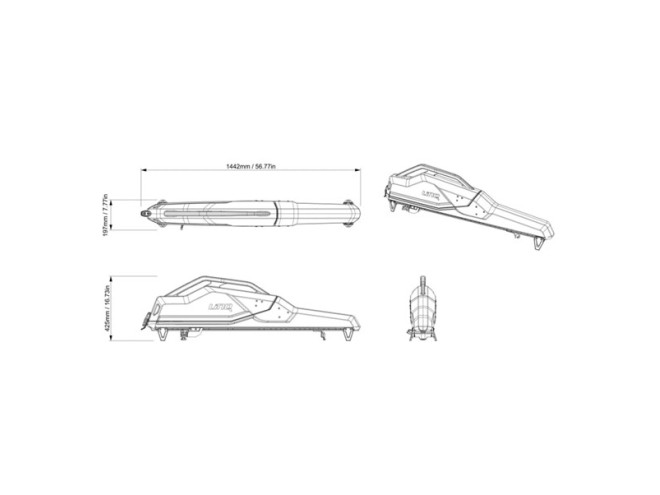 Can-Am gun case, OEM 715009240, Can-Am dealer, Can-Am accessories, gun case, gun storage, rifle storage, can-am, gun case, click & collect, Can-Am parts, LinQ, Off road, hunting accessories, Startin Tractors