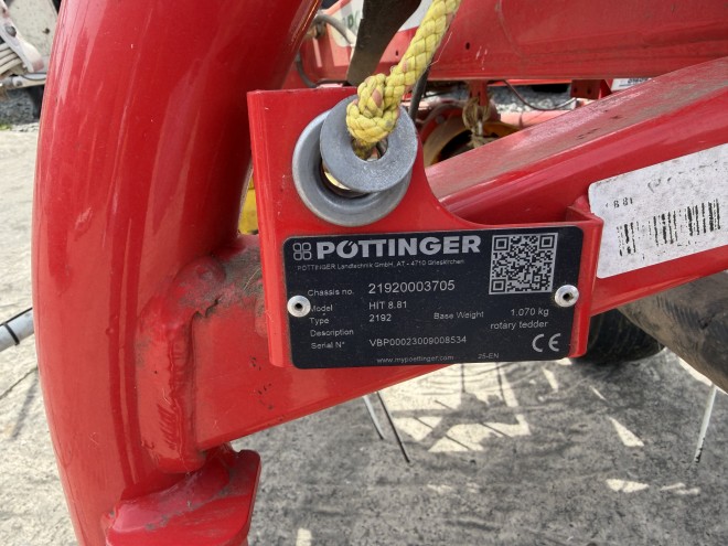 Pottinger HIT 8.81 8 Rotor Tedder