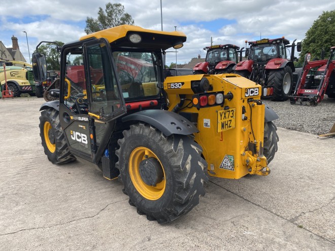 JCB 530-60 Agri Super C/W Pin and cone hydraulic latching head stock