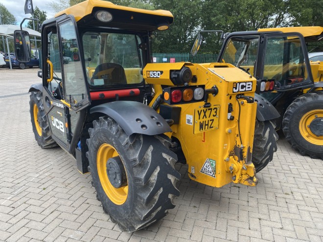 JCB 530-60 Agri Super C/W Pin and cone hydraulic latching head stock