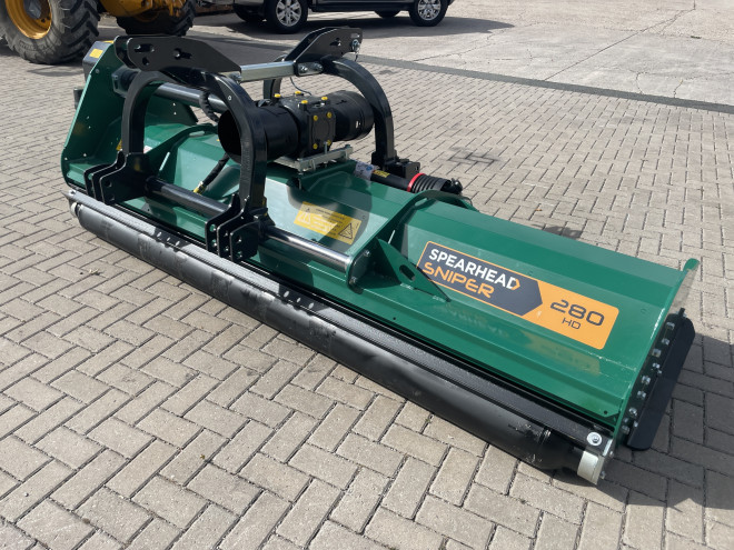 Spearhead Sniper 280 HD Front and rear mounted 2.8M Cutting width