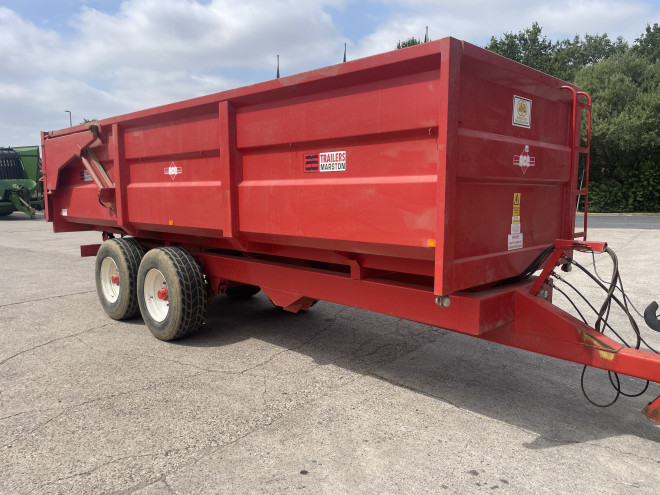 AS Marston 14 ton Grain Trailer with Hydraulic rear Door