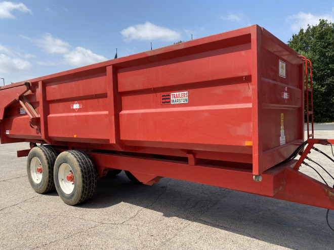 A S Marston Trailer 14 Ton C/W Hydrauic door