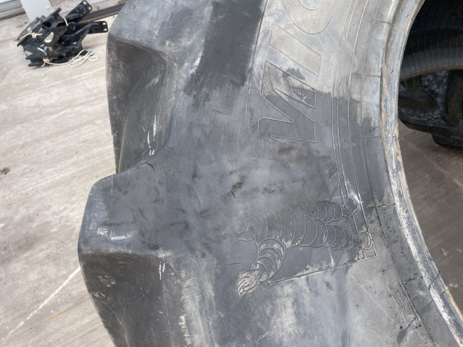 38 inch 650/75R38 Michelin X Bib, 25mm tread