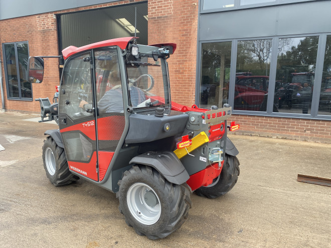 Weidemann T4512 Premium Euro Headstock c/w Pallet tines