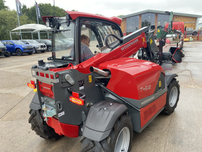 Weidemann T4512 Premium Euro Headstock c/w Pallet tines