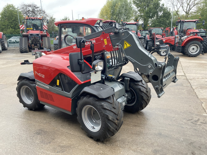 Weidemann T4512 Premium Euro Headstock c/w Pallet tines