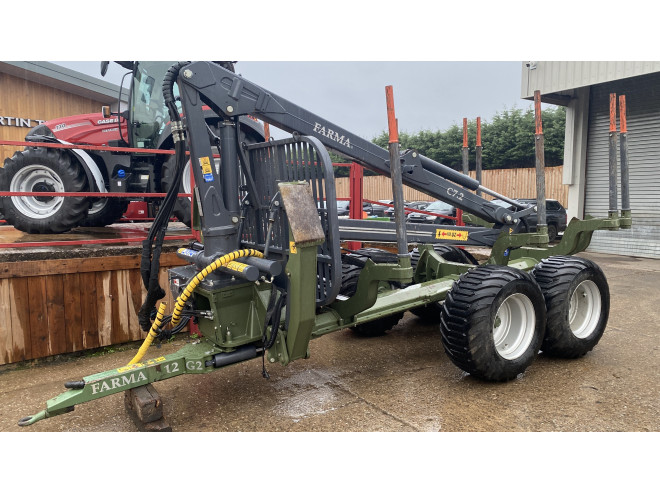 Kilworth Farma T12 Trailer C/W Farma C7.2 Timber Crane
