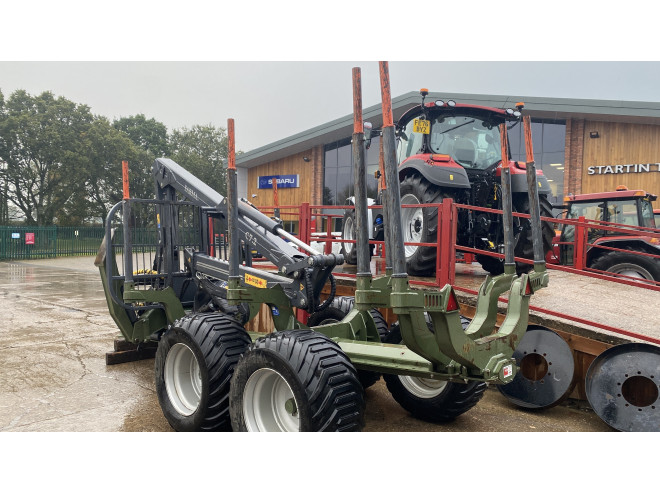 Kilworth Farma T12 Trailer C/W Farma C7.2 Timber Crane